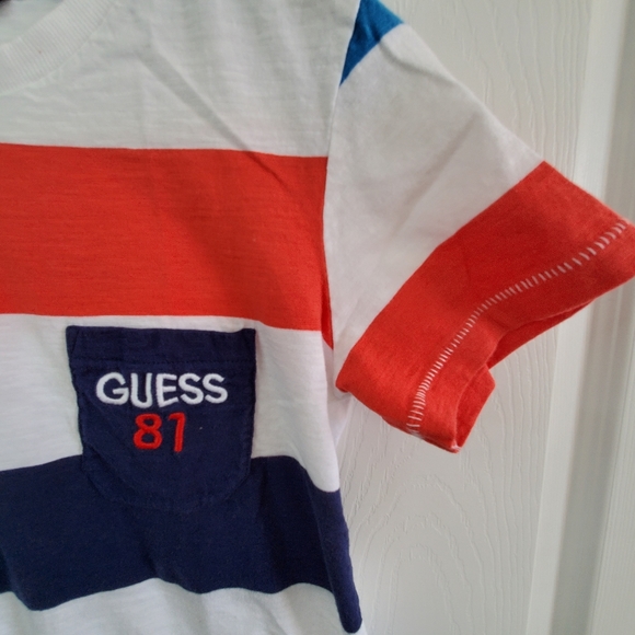 Guess Striped T-Shirt, Boys, Size US 14 - Picture 4 of 6